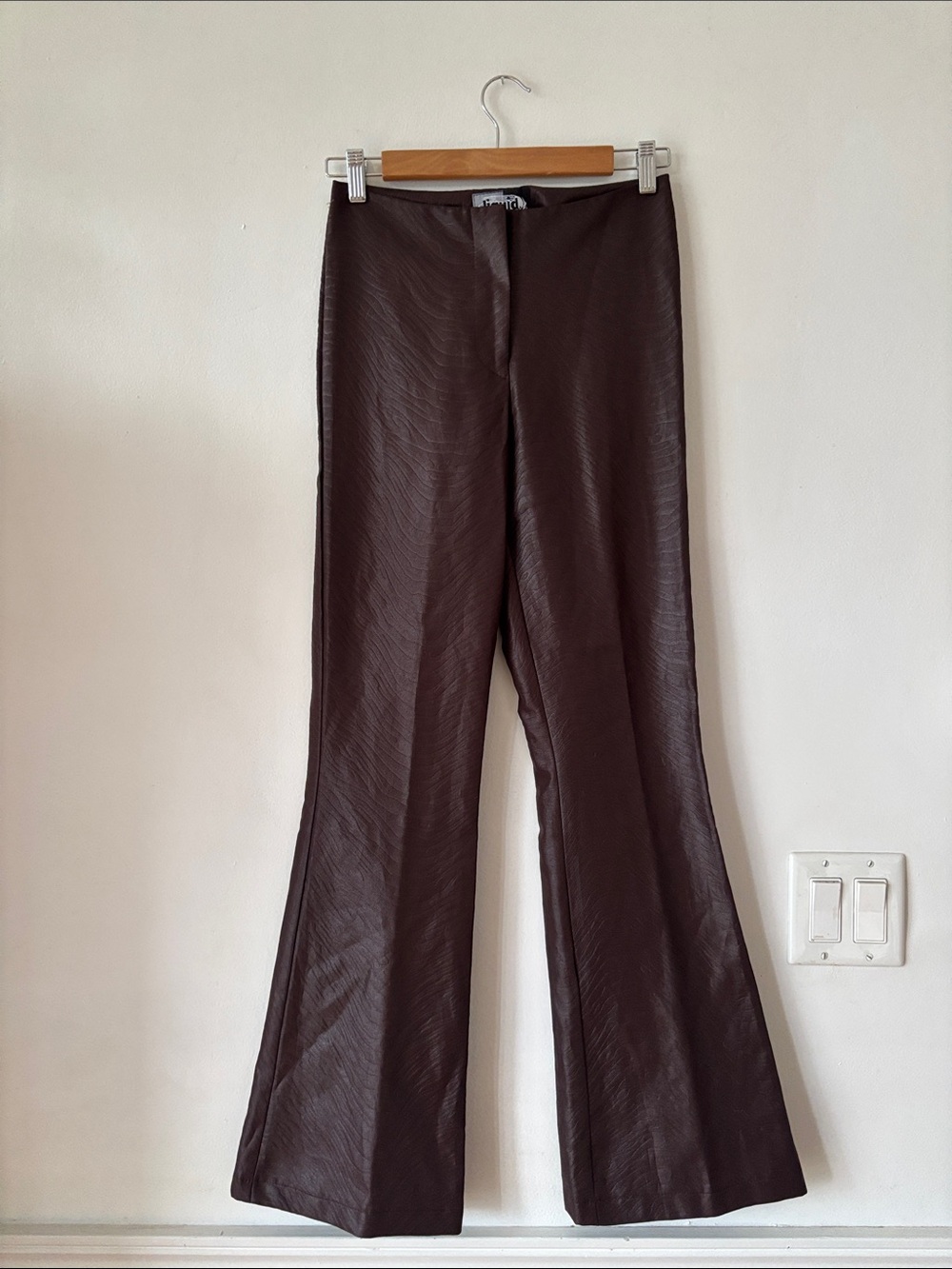 Liquido Dark Brown Flared Pants
